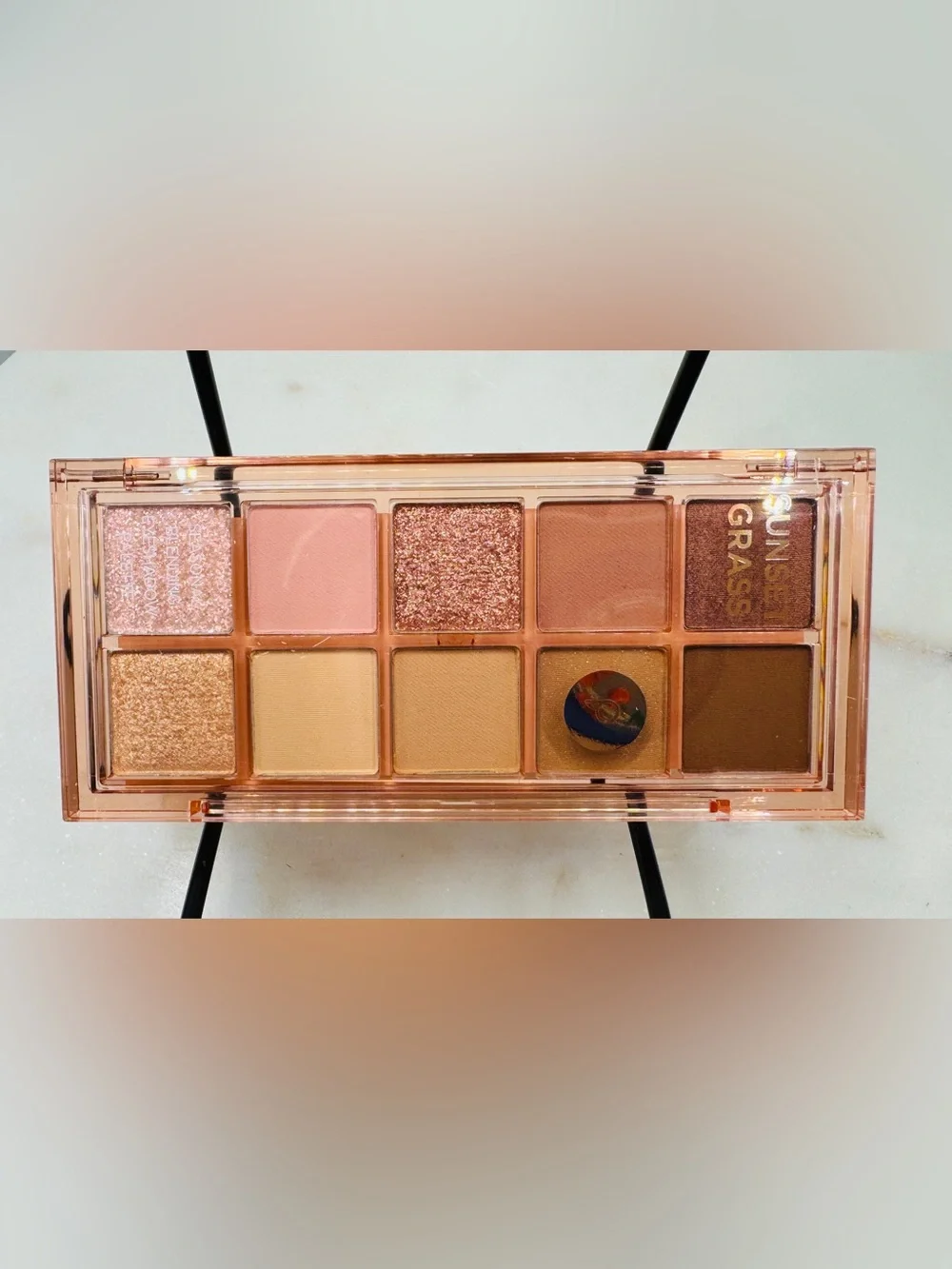 Soft Pink & Gold Neutral Eyeshadow Palette - Women Makeup